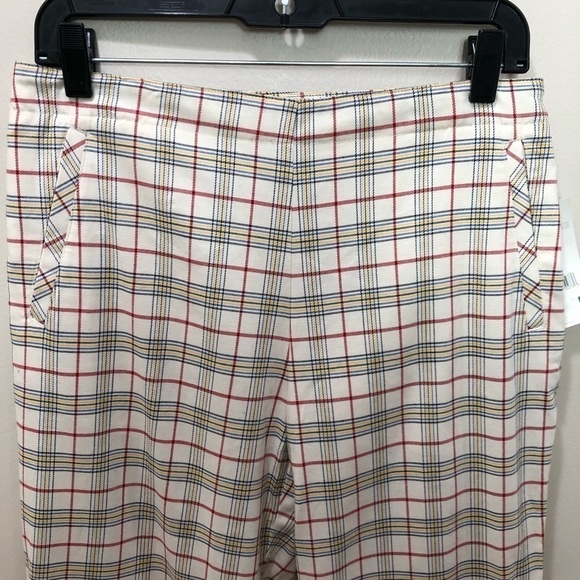 NWT Liz Golf plaid ankle pants SZ 10 Pickleball Preppy Vintage Tennis Athletic - Picture 3 of 8